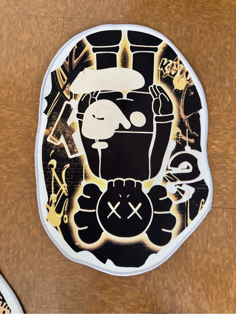 Bape x kaws area rug